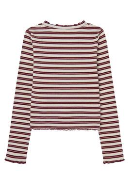 T-Shirt Pepe Jeans Siolette Listras para Menina