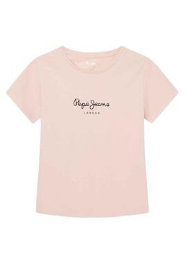 T-Shirt Pepe Jeans Wenda Winter Rosa para Menina