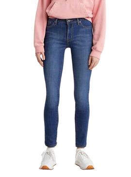Jeans Levis 711 Skinny Azul para Mulher