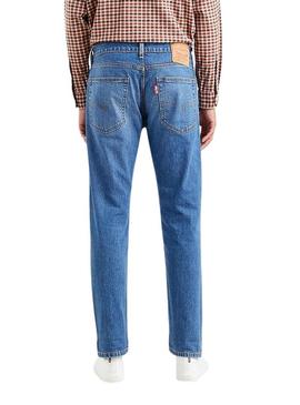 Calças Jeans Levis 502 Taper Azul Homem