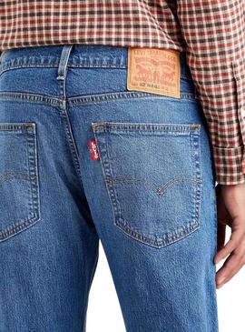 Calças Jeans Levis 502 Taper Azul Homem