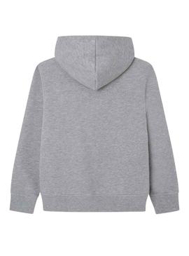 Sweat Pepe Jeans Nolan Zip Cinza para Menino