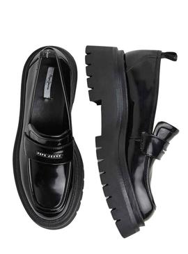 Mocasines Pepe Jeans Queen Oxford Preto Mulher