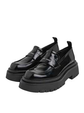 Mocasines Pepe Jeans Queen Oxford Preto Mulher