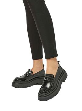 Mocasines Pepe Jeans Queen Oxford Preto Mulher