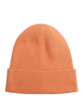 Chapéu Calvin Klein Essential Knit Laranja Mulher