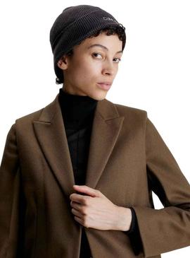 Chapéu Calvin Klein Essential Knit Preto para Mulher
