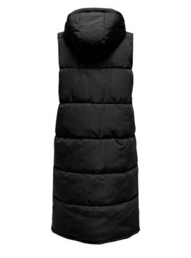 Colete Largo Only Lalina Waistcoat Preto Mulher