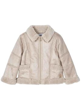 Casaco Mayoral Doble Faz Beige para Menina