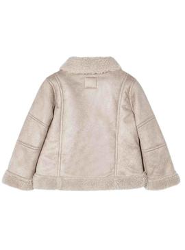 Casaco Mayoral Doble Faz Beige para Menina