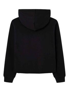 Sweat Pepe Jeans Elicia Winter Preto Menina