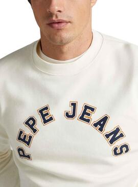 Sweat Pepe Jeans Westend Branco para Homem