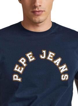 T-Shirt Pepe Jeans Westend Azul Azul Marinho Homem
