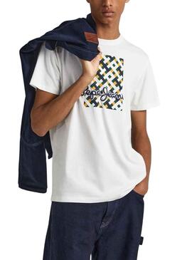 T-Shirt Pepe Jeans Warren Branco para Homem