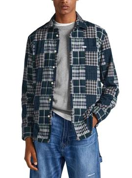 Camisa Pepe Jeans Clive Verde para Homem