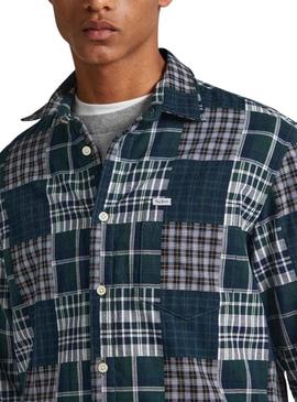 Camisa Pepe Jeans Clive Verde para Homem