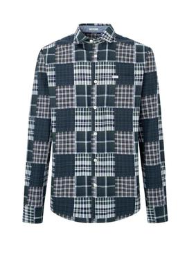 Camisa Pepe Jeans Clive Verde para Homem