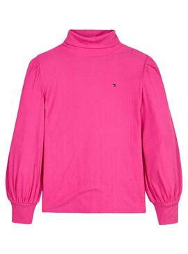 Blusa Tommy Hilfiger Irregular Rosa para Menina