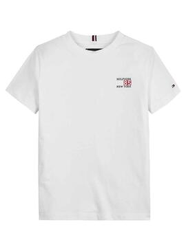 T-Shirt Tommy Hilfiger New York Branco Menino