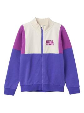 Sweat Name It Nilea Cor Block Roxo Menina