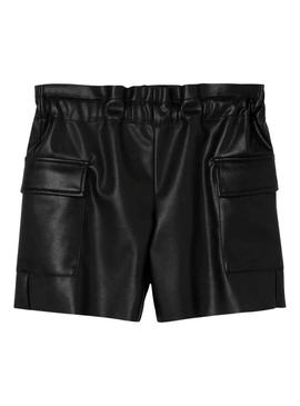 Shorts Name It Narubi Preto para Menina