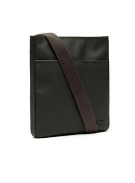 Saco Lacoste Flat Crossover Verde Homem