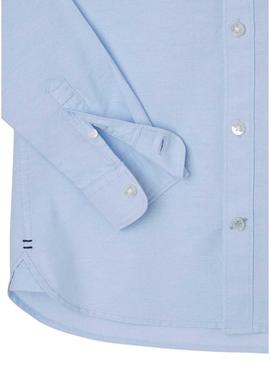 Camisa Pepe Jeans Divoll Oxford Azul para Menino