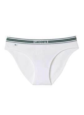 Braguita Lacoste Heritage Culotte Branco Mulher