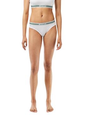 Braguita Lacoste Heritage Culotte Branco Mulher