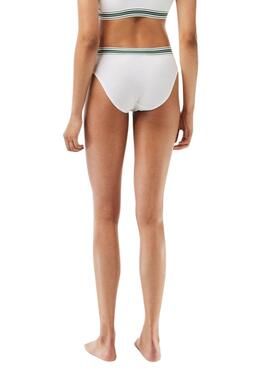 Braguita Lacoste Heritage Culotte Branco Mulher