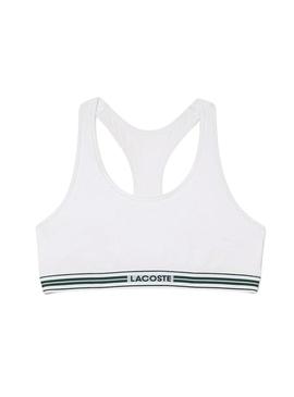 Sutiã Lacoste Heritage Branco para Mulher