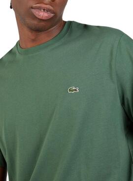 T-Shirt Lacoste Logo Tee Verde Homem Mulher