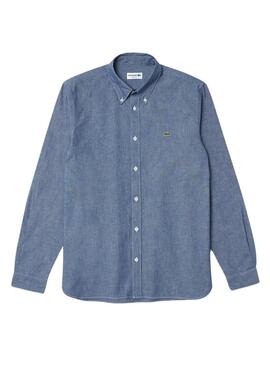 Camisa Lacoste Casual Azul para Homem