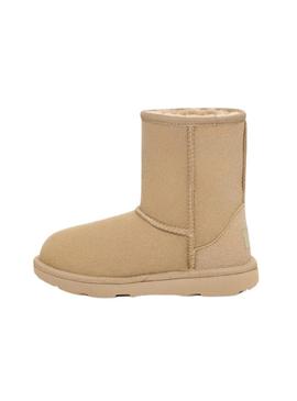 Botas UGG Classic II Bege Mostarda para Menina