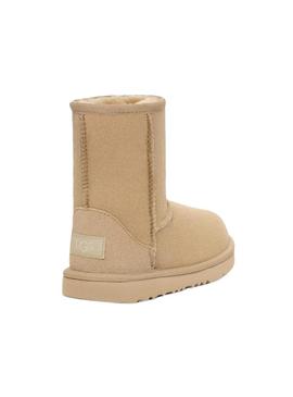 Botas UGG Classic II Bege Mostarda para Menina