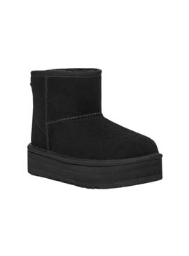 Botas UGG Classic Mini Platform Preto para Menina