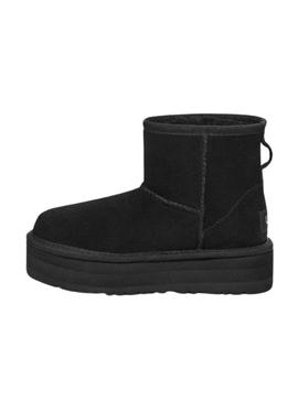 Botas UGG Classic Mini Platform Preto para Menina