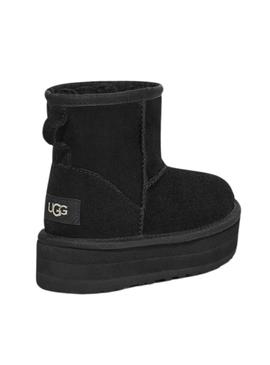 Botas UGG Classic Mini Platform Preto para Menina