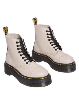 Botas Dr Martens Sinclair Vintage Bege para Mulher