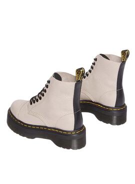 Botas Dr Martens Sinclair Vintage Bege para Mulher