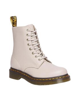 Botas Dr Martens 1460 Pascal Vintage Bege Mulher