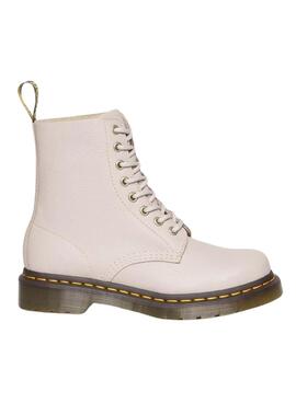 Botas Dr Martens 1460 Pascal Vintage Bege Mulher