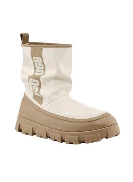 Botas UGG Classic Brellah Mini Bege para Mulher