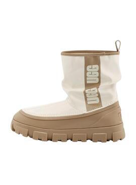 Botas UGG Classic Brellah Mini Bege para Mulher