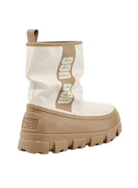 Botas UGG Classic Brellah Mini Bege para Mulher