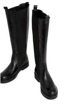 Botas Tommy Hilfiger High Eixo Preto para Mulher