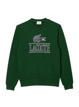 Sweat Lacoste Bandera 3D Verde Homem Mulher