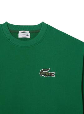 Sweat Lacoste Loose Fit Verde para Homem Mulher