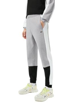 Calças Lacoste Deporte Jogger Cinza para Homem