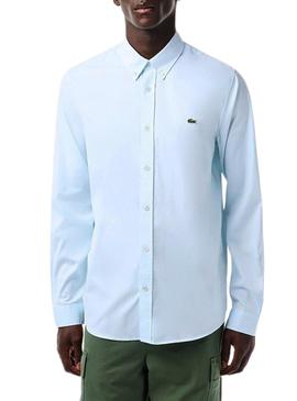 Camisa Lacoste Casual Panorama Azul para Homem